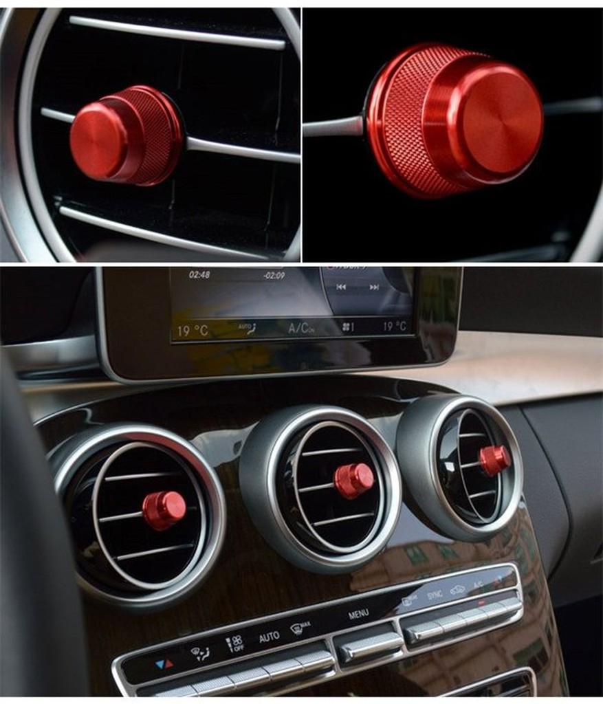 賓士Benz 新C級 GLC W205 冷氣 空調旋鈕裝飾C200 C250 C180內飾美化改裝(全車5件組) 出風口