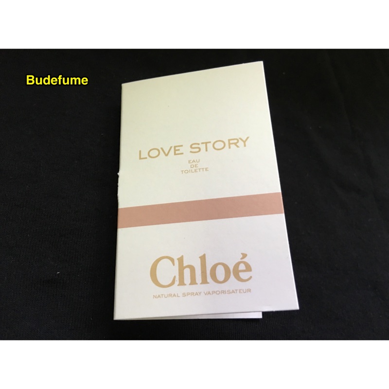 Chloe Love Story Eau de Toilette 愛情故事女性淡香水原廠針管1.2ml
