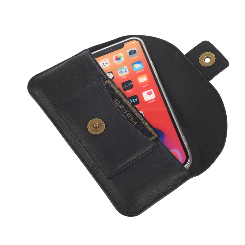 GMO 2免運Xiaomi小米紅米 Note 9 Note 9 Pro 超薄頭層牛皮腰包皮套手機掛包 保護套收納包