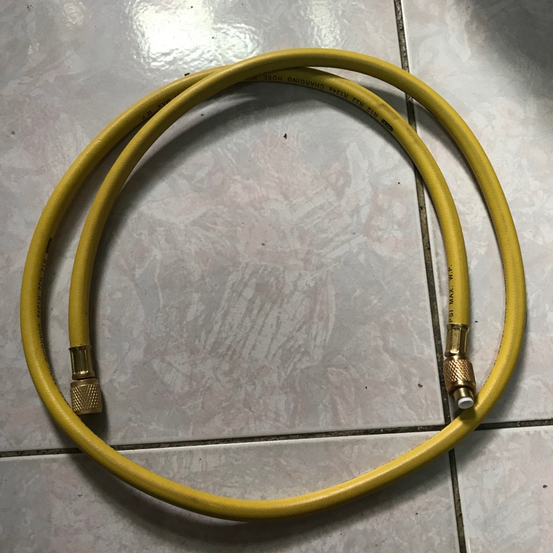 R134冷媒高壓管黃色  1米4長