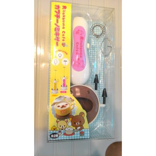 日版 Rilakkuma 拉拉熊 咖啡工具夥伴 電動打泡器 粉色款