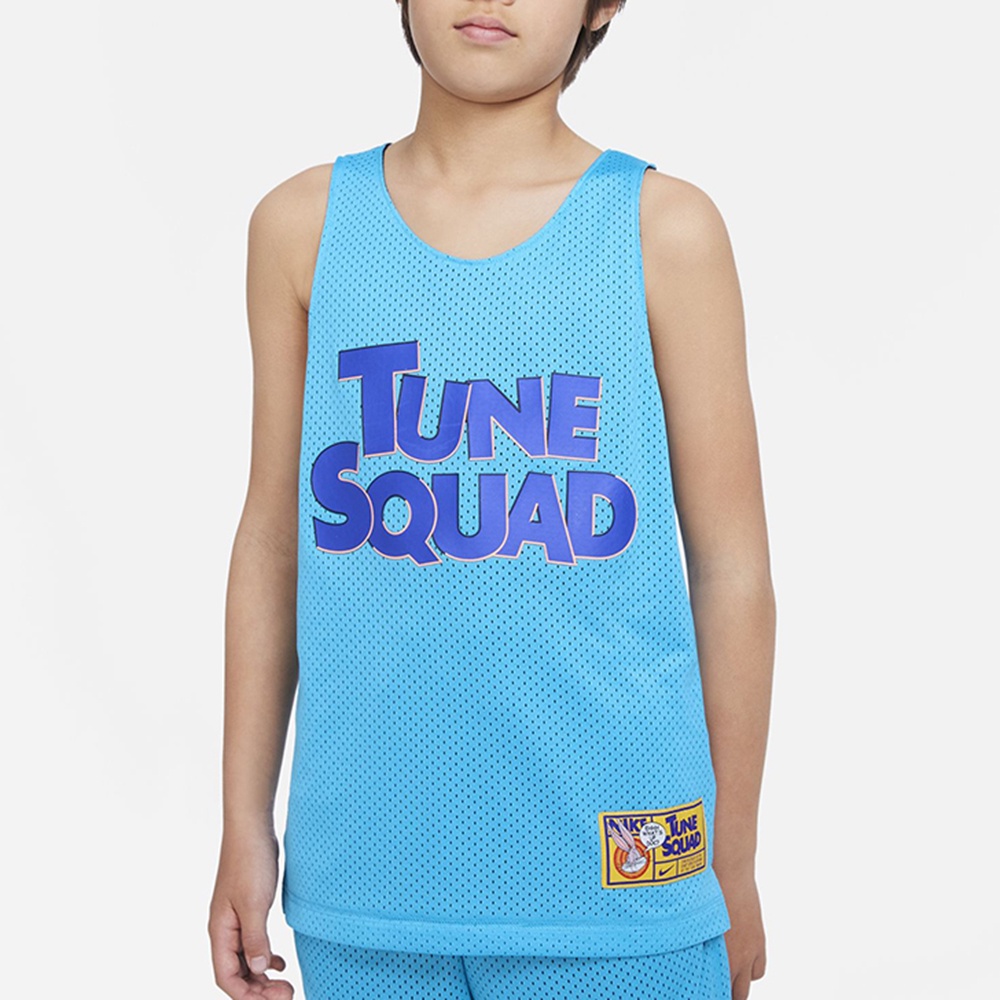 NIKE 耐吉2108男大童 背心 運動 球衣 U NK TUNE SQUAD SL DNA 藍 DM2982434