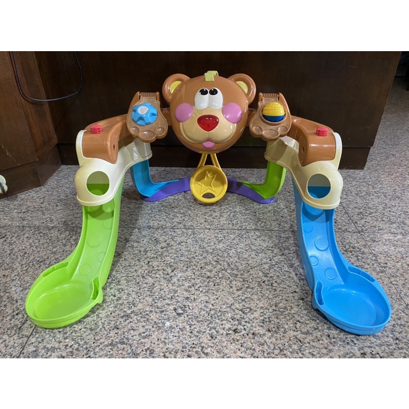 [二手]費雪 踢踢熊 健力架 寶寶玩具 投球玩具 限台南面交自取