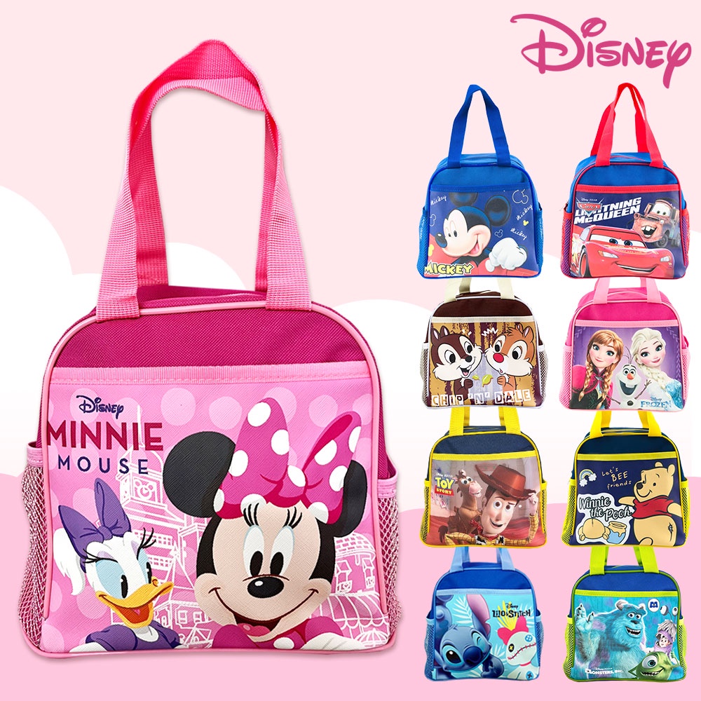 DF童趣館 - Disney迪士尼正版 兒童 手提袋 水壺袋 便當袋 手提袋 餐袋 可愛 兒童書包