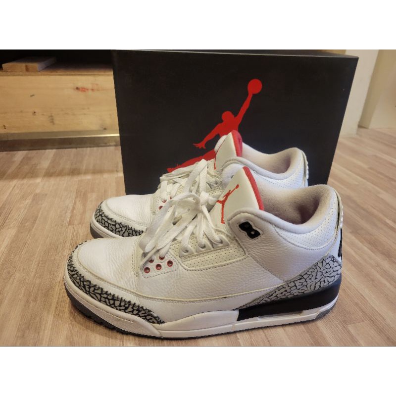 air jordan 3代 og 白 us10罰球線