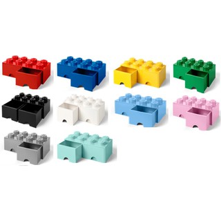 積樂磚家 LEGO 樂高 Storage Brick 2x4 抽屜式 收納盒 收納箱 儲存盒 可堆疊 大積木 4006