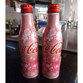 YUMO家 2019 日本粉色櫻花一瓶160 可口可樂 鋁瓶