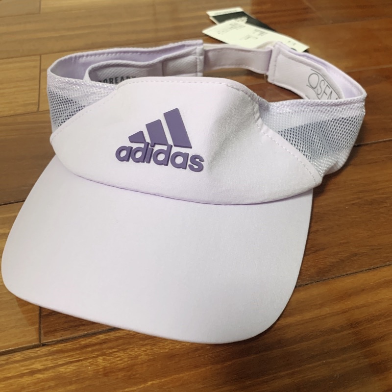 [全新] adidas粉紫色遮陽帽