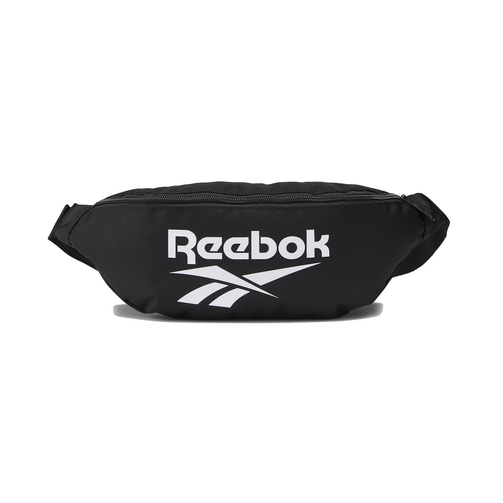 Reebok 腰包 WAIST BAG 運動腰包 休閒腰包 側背包 經典 復古 LOGO 運動 休閒 黑白 FT6123