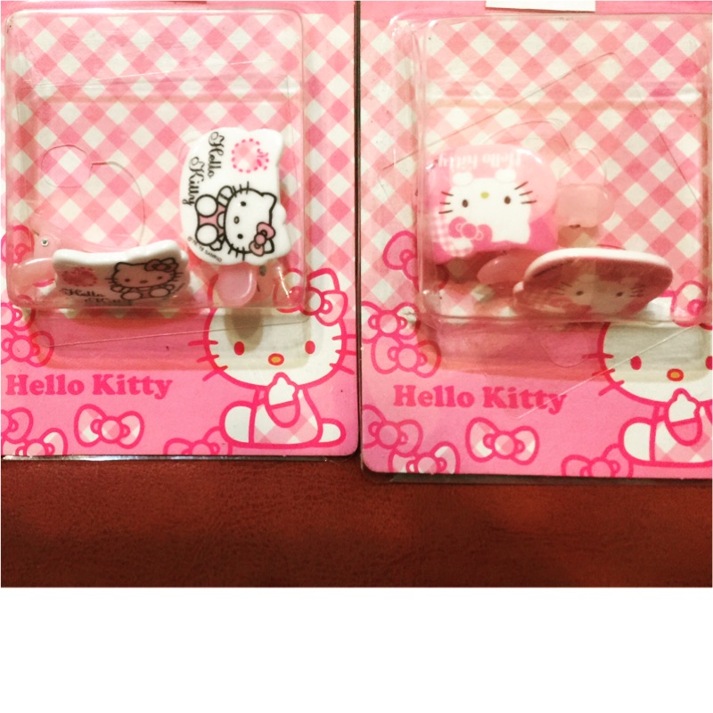 Hello kitty 1pcs小髮夾全新