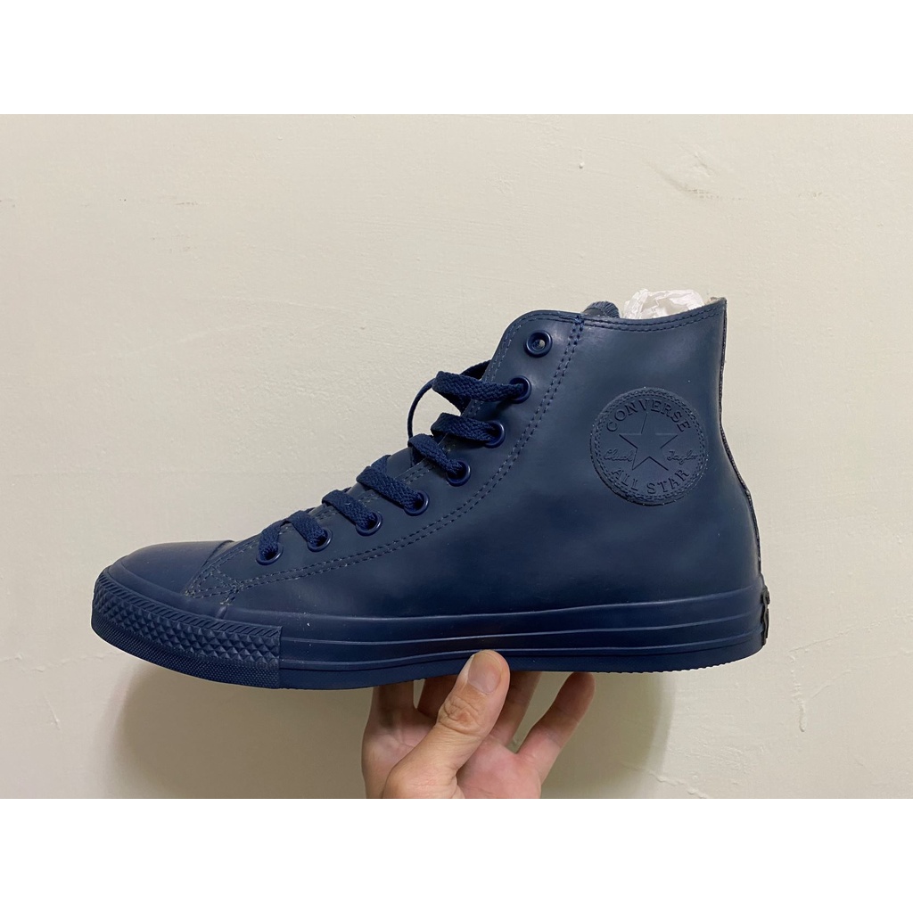 Converse  ALL STAR 雨鞋 橡膠 防水 深藍色