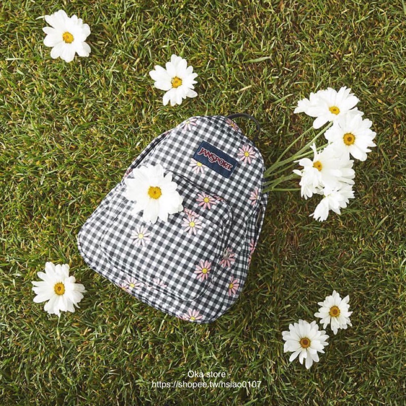 Jansport halfpint mini 格子花後背包