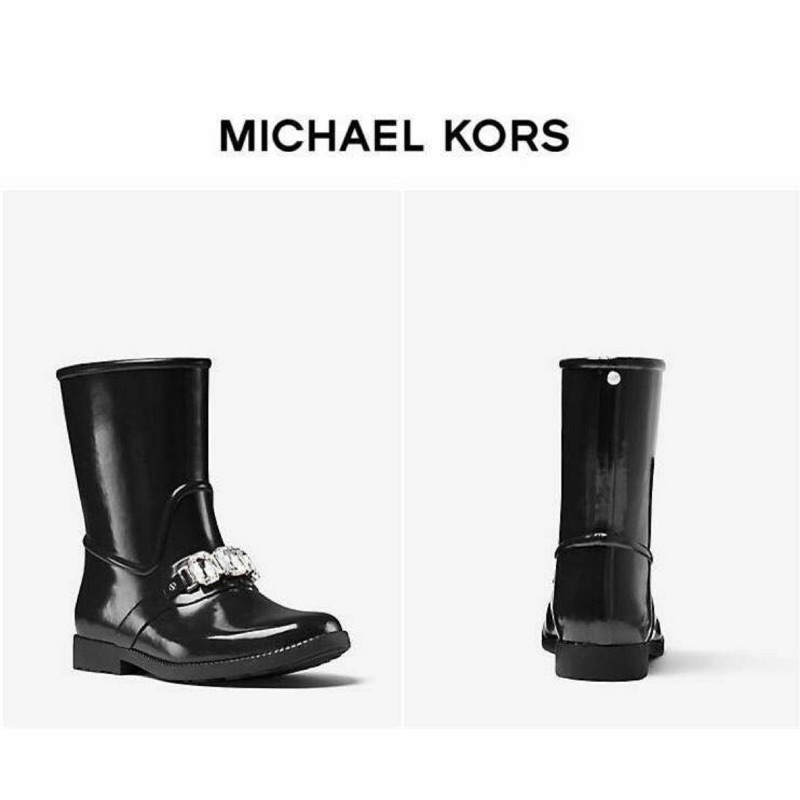 【Michael Kors】 💎 女款水鑽短筒雨靴