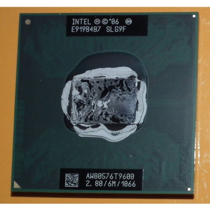 正式版T9600 SLG9F 6M 2.80 GHz 1066 MHz FSB NB INTEL筆電CPU PGA478