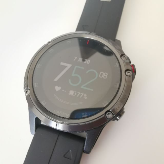 Garmin Fenix 5 Plus 九成九新，保固內，外觀無刮痕