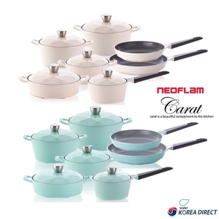 韓國直運 NEOFLAM CARAT 鑽石系列陶瓷不沾鍋 平底鍋 湯鍋 鑽石鍋