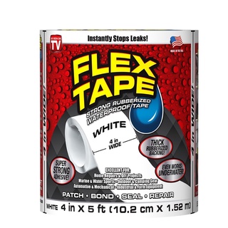 美國flex Tape強固型修補膠帶4吋寬版 白色 美國製 蝦皮購物