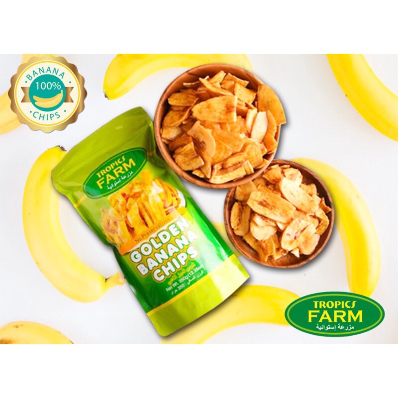 菲律賓🇵🇭Tropical Farm Golden Banana Chips 香蕉脆片 350g
