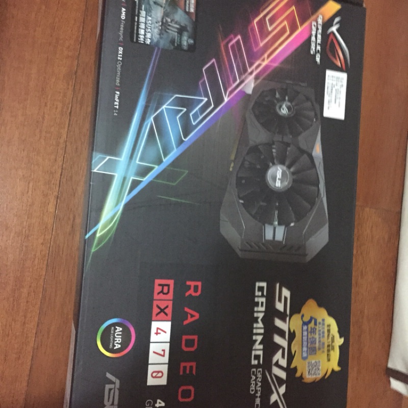 ASUS ROG STRIX RX470 4G 04G GAMING 顯示卡