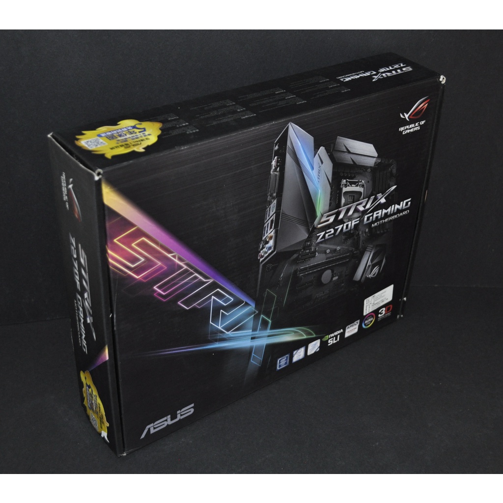 華碩電競 ROG Strix Z270F Gaming(1151 Z270 DDR4 SATA3 USB3.1 M.2)