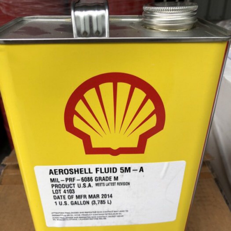 【殼牌Shell】航空用液壓油、AeroShell Fluid 5M-A、3.78公升/罐【航空航天-潤滑】單買區
