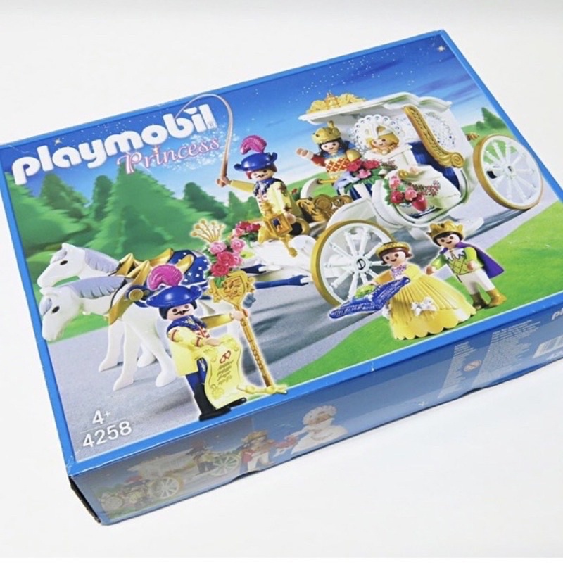 2005 Playmobil 4258 Royal Carriage 皇家馬車 王子 公主 車伕 馬車 維多利亞時代