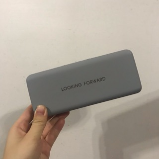 藍灰色眼鏡盒墨鏡盒眼鏡收納盒 LOOKING FORWARD