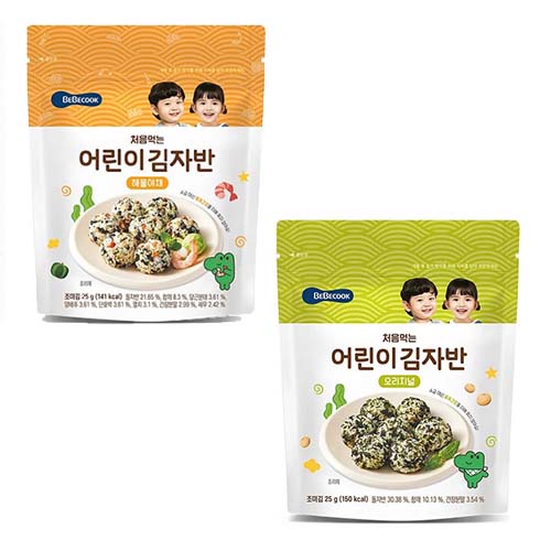 韓國 BEBECOOK 幼兒初食海苔酥25g(2款可選)