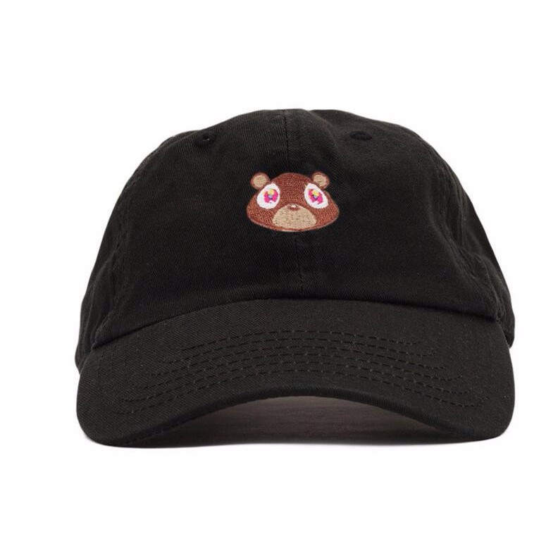 Kanye West Ye Bear 爸爸帽子可愛棒球帽夏季男式女式 Snapback 帽中性獨家發布嘻哈熱門款式帽子