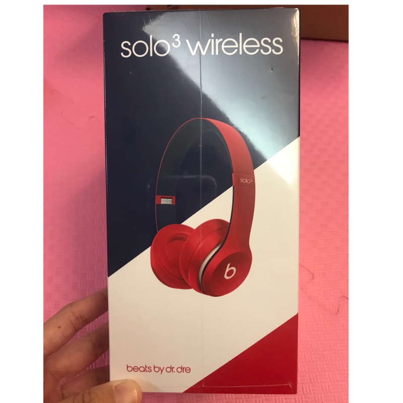 Beats Solo3 Wireless 頭戴式耳機 - Beats Club Collection - 學院紅