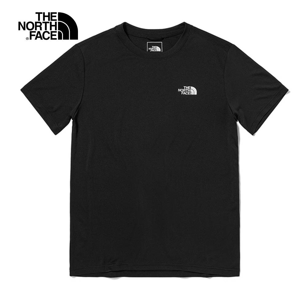The North Face M S/S REAXION AP 男 短袖上衣 黑-NF0A4NCRJK3