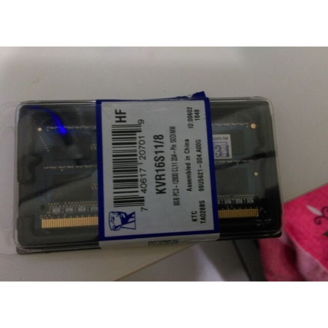 全新kingston ddr3 1600 8gb