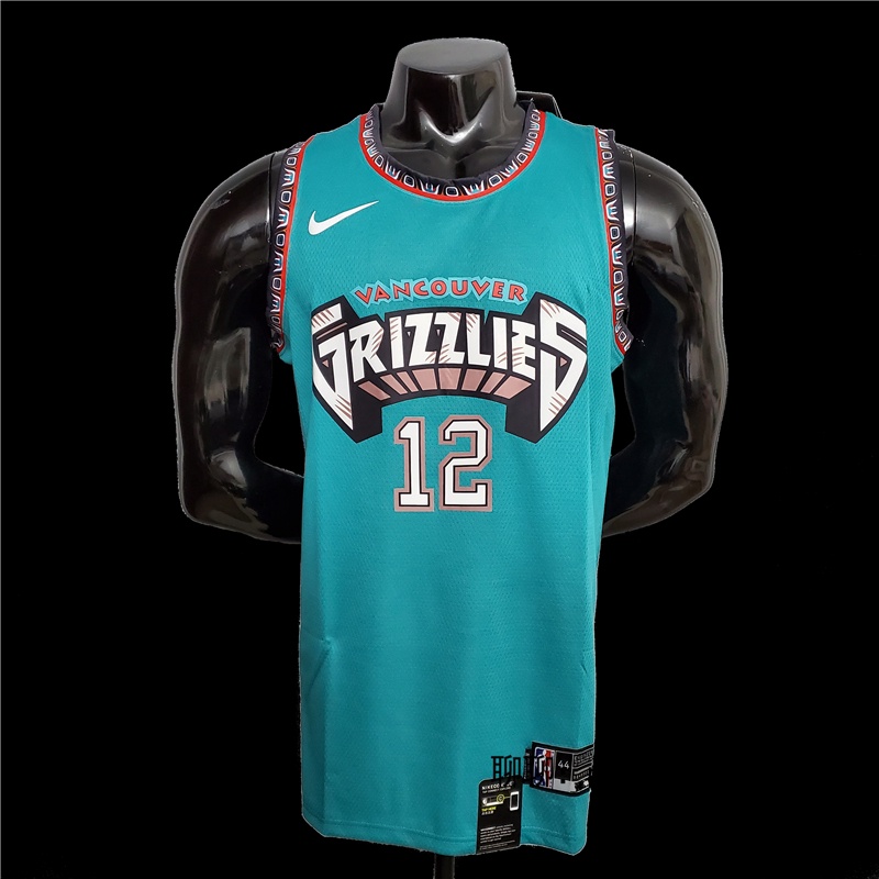 NBA 球衣 灰熊 隊 Grizzlies 12 號 莫蘭特 Ja Morant Swingman 籃球 服 城市版 藍