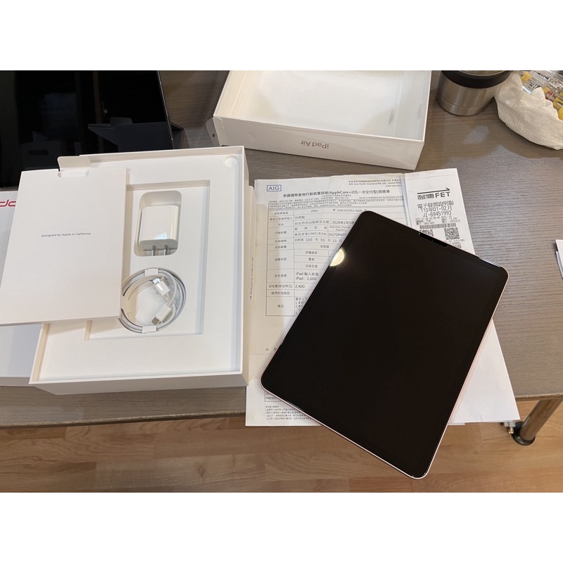 【售罊】台灣原廠保險，限時59折 iPad Air 4 金色256g，另售11寸金屬鍵盤
