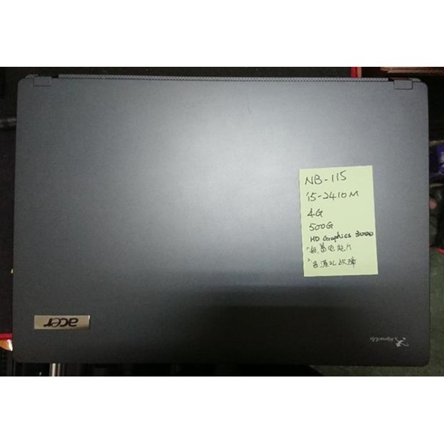 【冠丞3C】宏碁 ACER TM4750 14吋 i5-2410m 4G 500G 筆電 筆記型電腦 NB-115