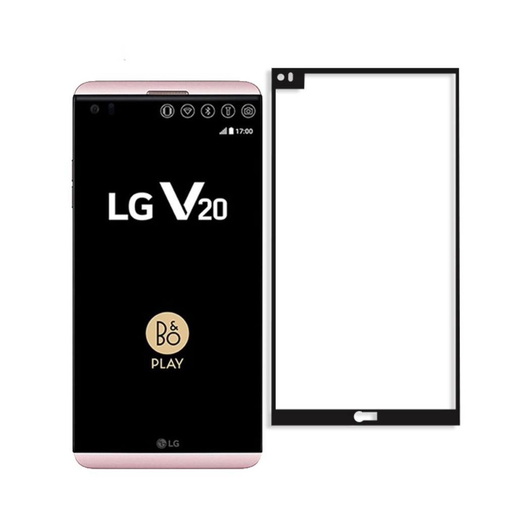 LG V20 V30 2.5D絲印滿版全覆蓋9H防刮鋼化玻璃防爆保護貼膜非電鍍