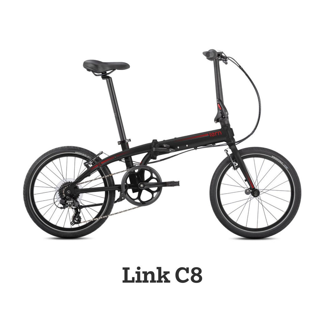 Tern Link C8 折疊車(黑）