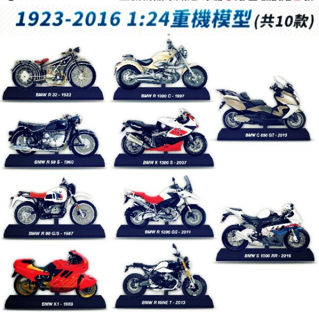 7 11 Bmw重機模型車多款造形 蝦皮購物