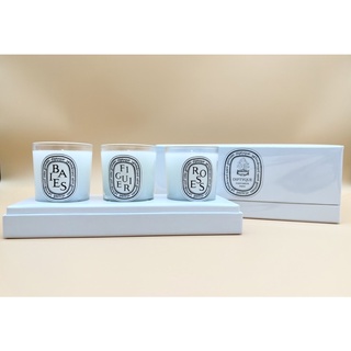 Diptyque 迷你 香氛蠟燭 禮盒 《全新 現貨》漿果香 無花果 玫瑰 70g