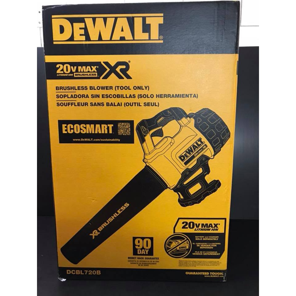 盒裝 得偉 Dewalt dcbl720b 20v 18V可用 吹風機 落葉機加5.0一顆 充電器1台