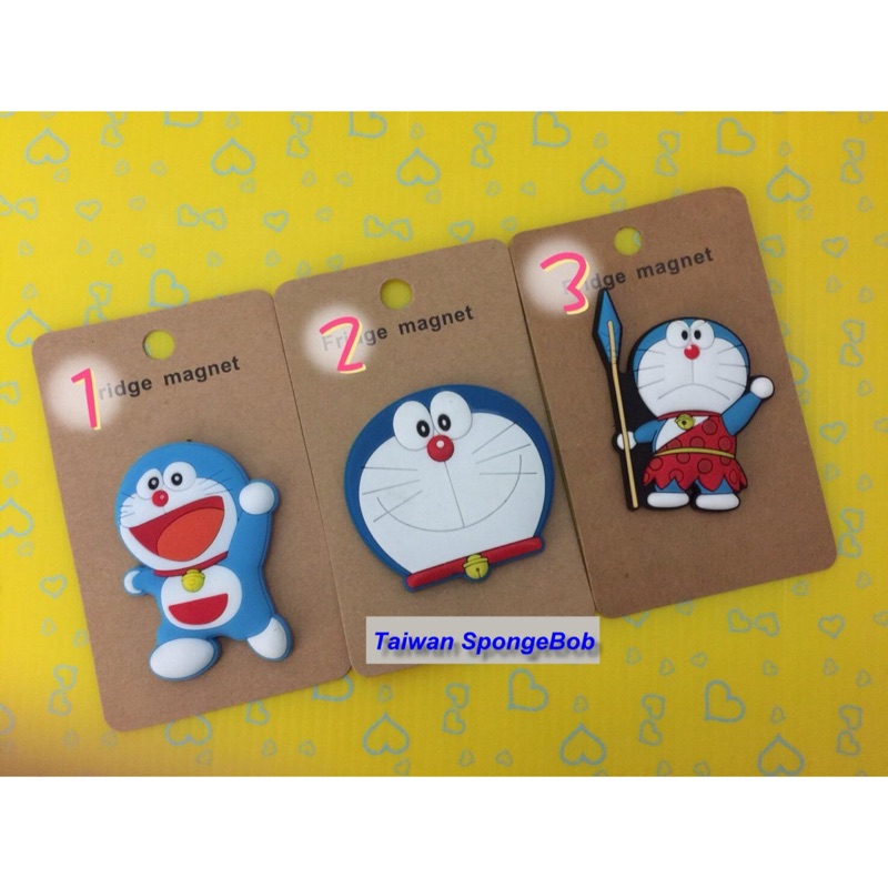 創意可愛卡通 Doraemon 哆啦A夢 小叮噹 立體磁性冰箱貼 冰箱貼磁鐵 冰箱留言貼～有三種款式