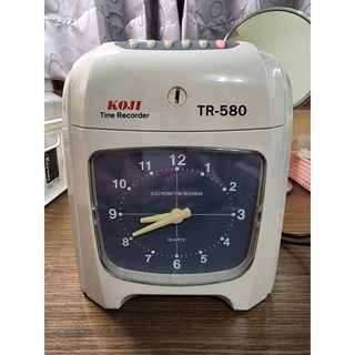 二手 臺灣製 KOJI TR-580 數位指針式 六欄打卡鐘
