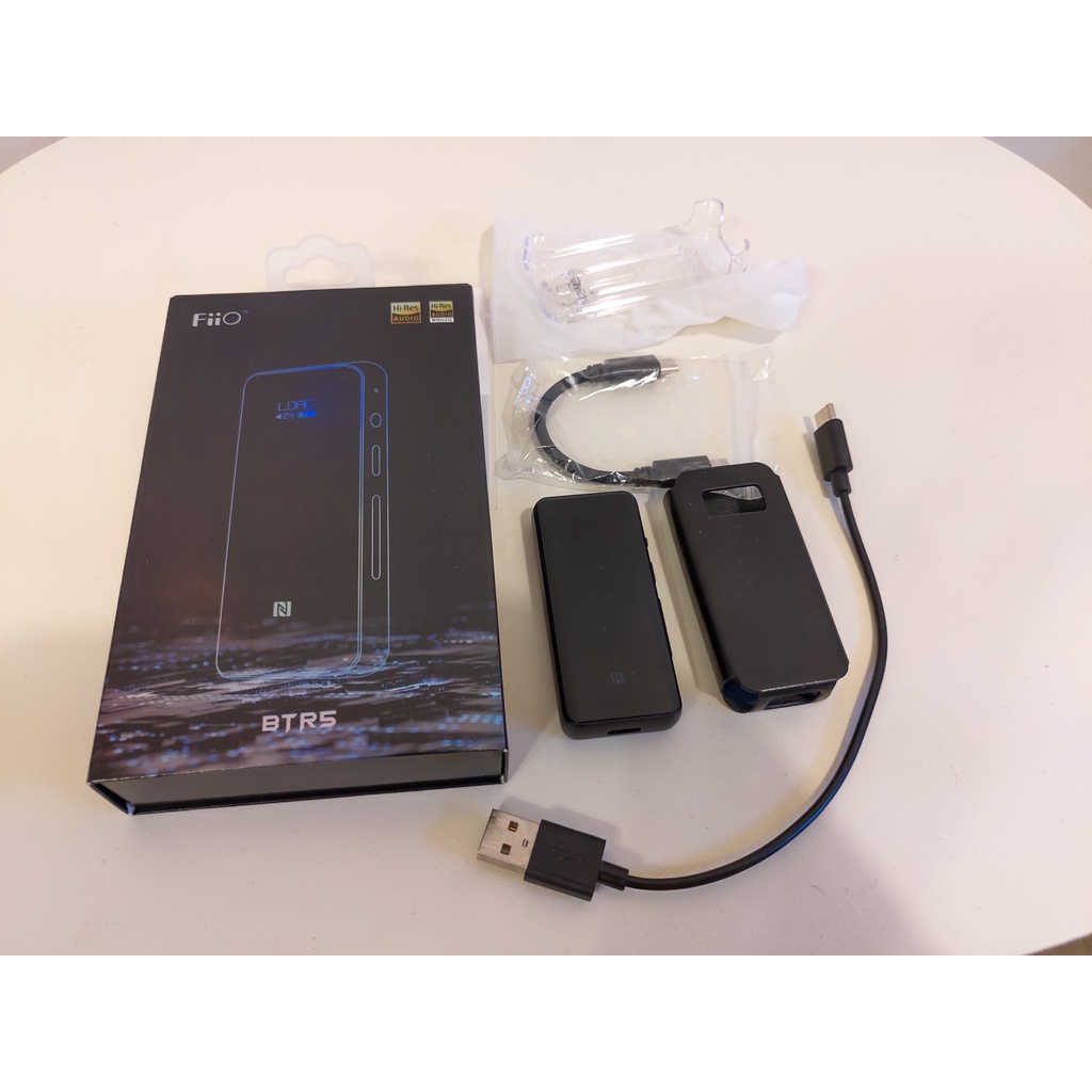 Fiio BTR5 旗艦 HI-FI 2021新款 MQA版 隨身 藍牙 耳擴 接收器 附贈原廠皮套