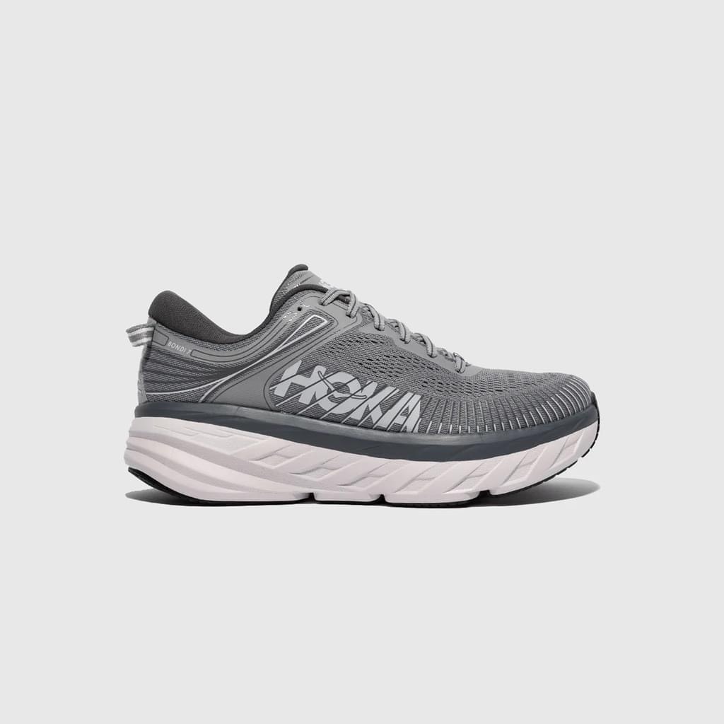 【 Hong__Store 】Hoka One One Bondi 7 銀灰 山系 越野 慢跑 灰 銀