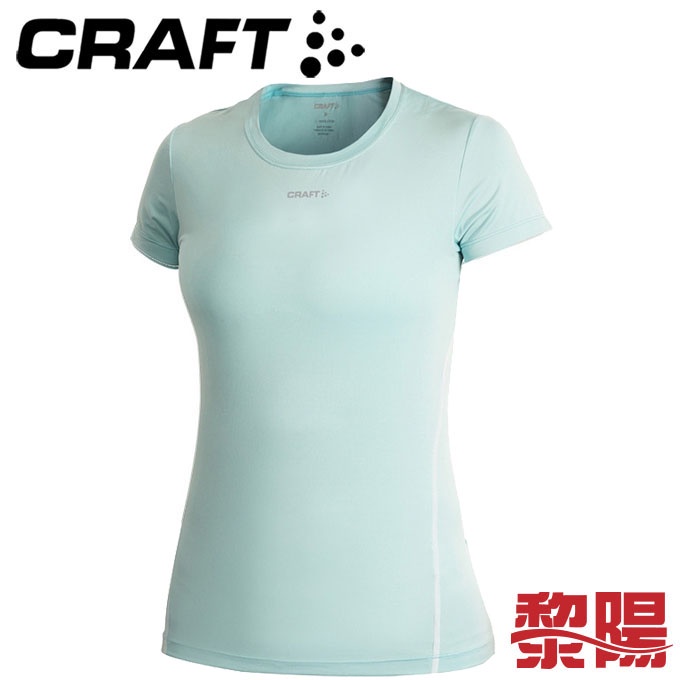 CRAFT Stay Cool超涼感短袖圓領排汗衣 女款 (水藍) 涼感/吸濕/舒適 10R901375
