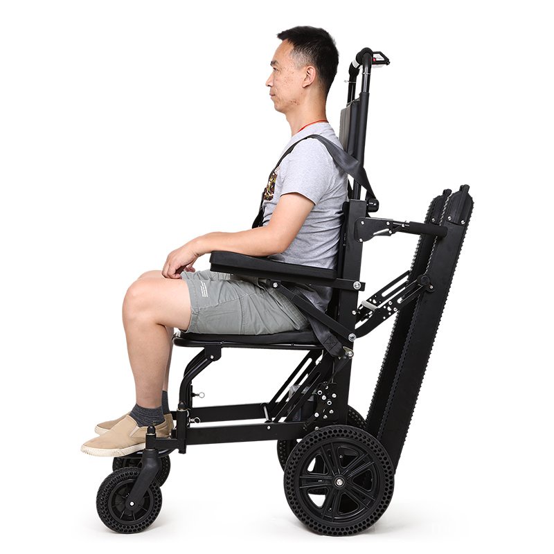 【廠傢直銷】老人推車 受傷推車電動爬樓輪椅履帶式老人殘疾人能可以上下樓梯智能爬樓神器爬樓機