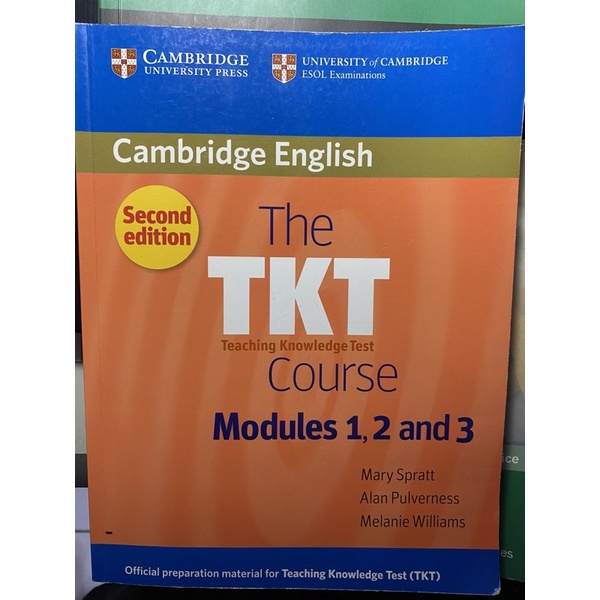 ✏️二手 The TKT Course Modules 1, 2 and 3 2nd 版本