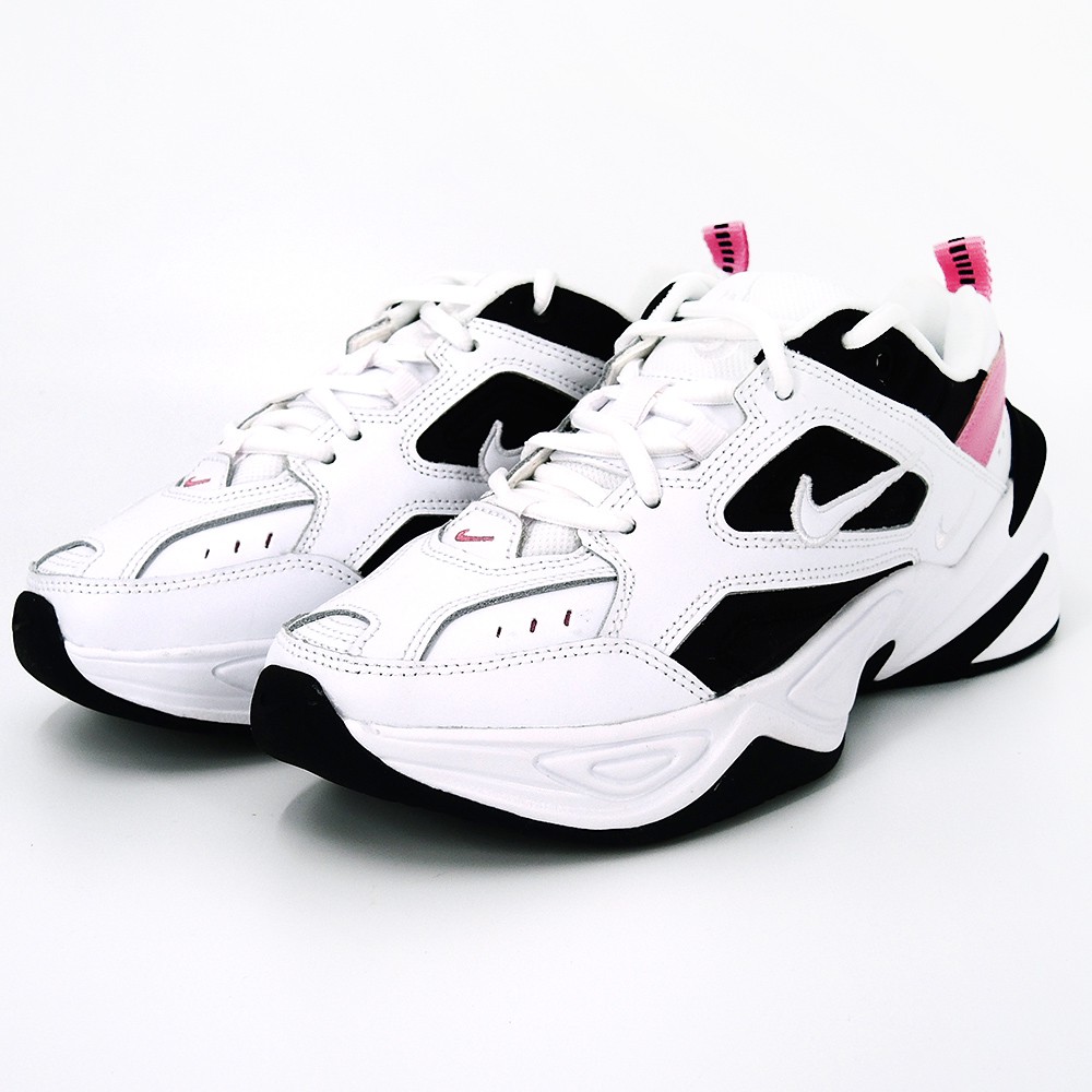 NIKE M2K TEKNO QS 女款 復古 運動 老爹鞋 白黑粉 AO3108-105