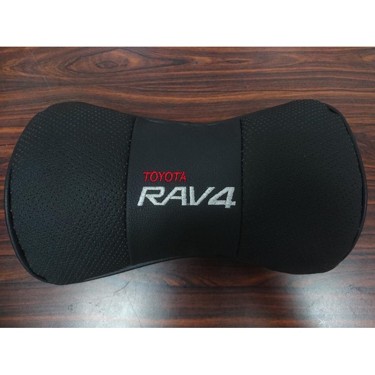 豐田 2013 2024 RAV4 5代 4代 專屬 真皮頭枕 透氣頭枕 護頸枕 刺繡頭枕 頭枕
