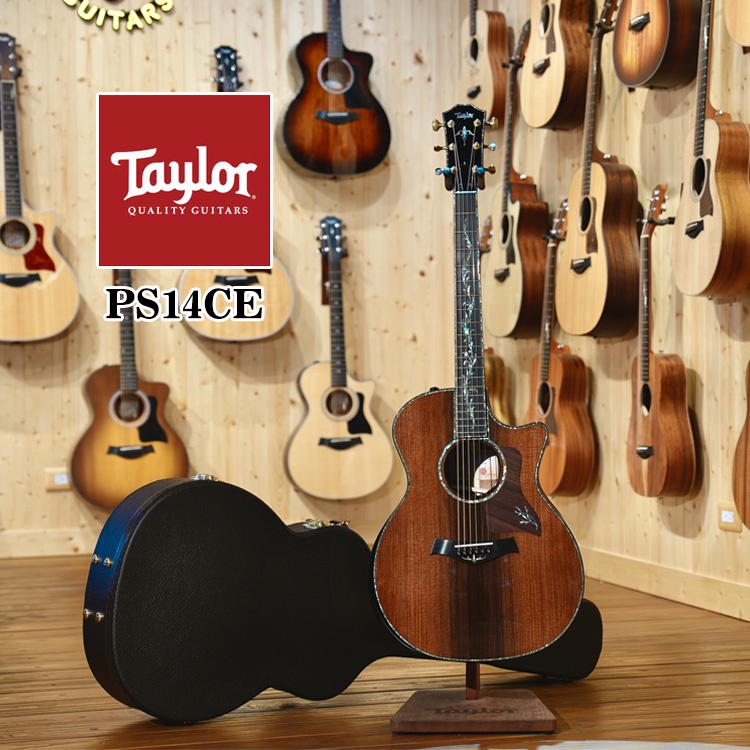 頂級 Taylor PS14CE 宏都拉斯紅木 V-Class 民謠吉他 電木吉他 ES-2拾音器 小叮噹的店